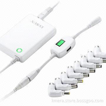 90W ultra slim universal laptop adapter, 90W, LCD display, thickness 17mm, competitive size